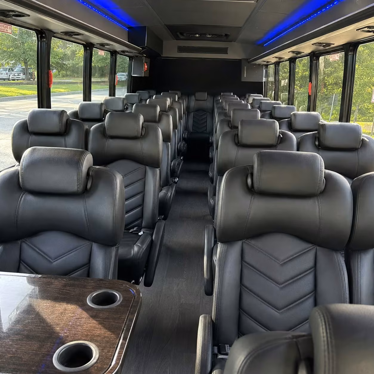 25 passenger minibus inside