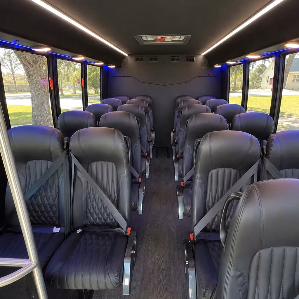 28 passenger minibus inside