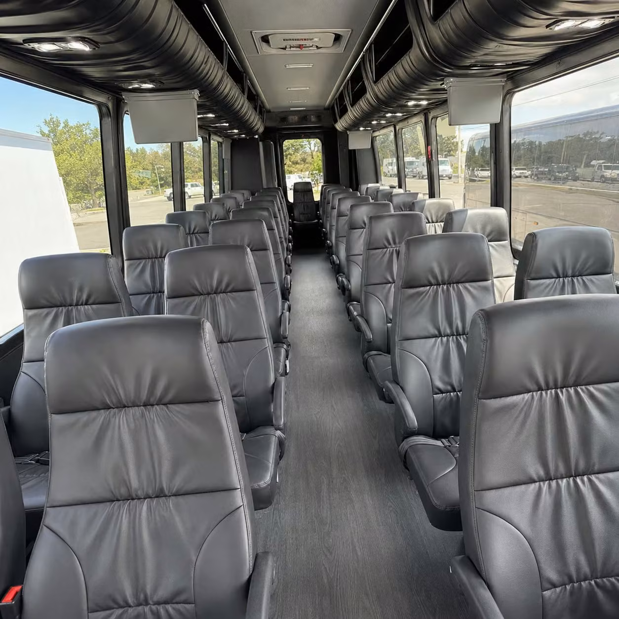 30 passenger minibus inside