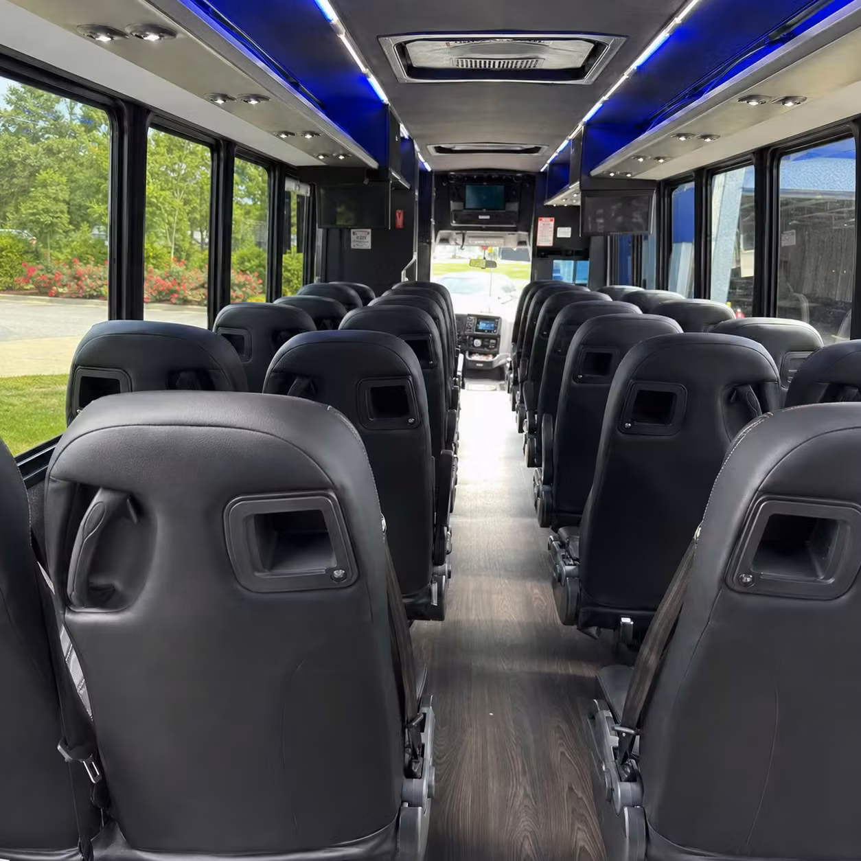 35 passenger minibus interior