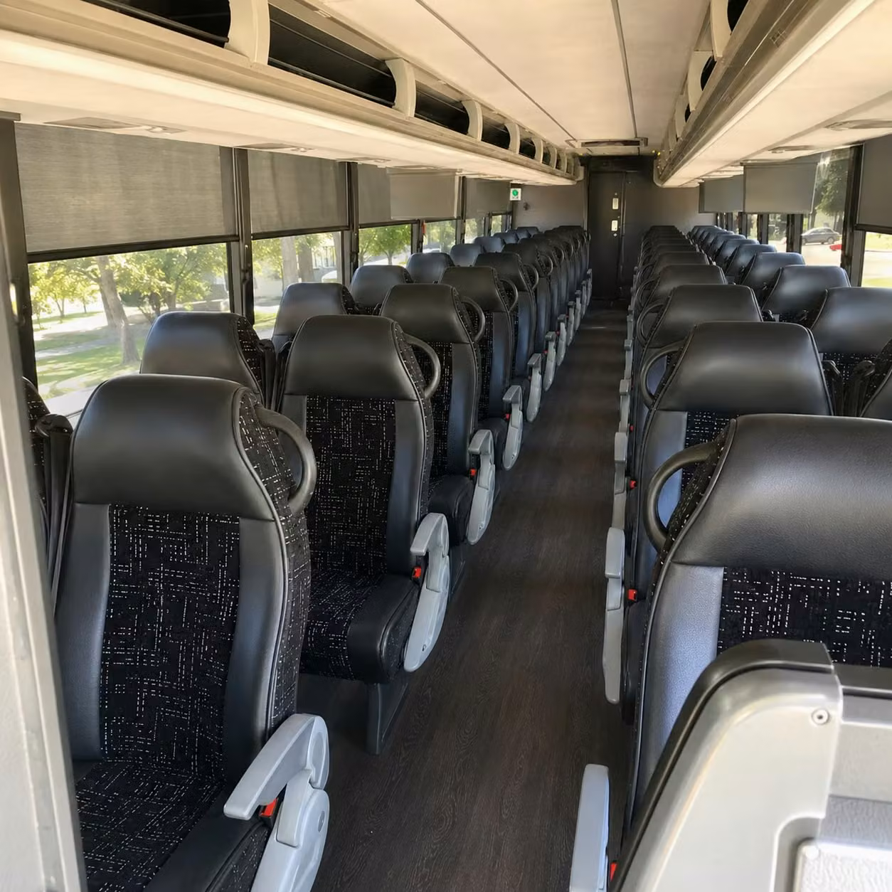 deerfield beach charter bus interior